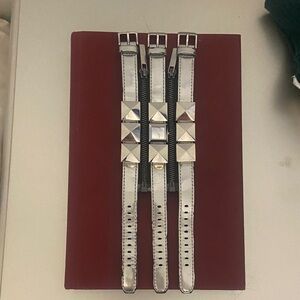 Karl Lagerfeld Silver Pyramid Stud Watches